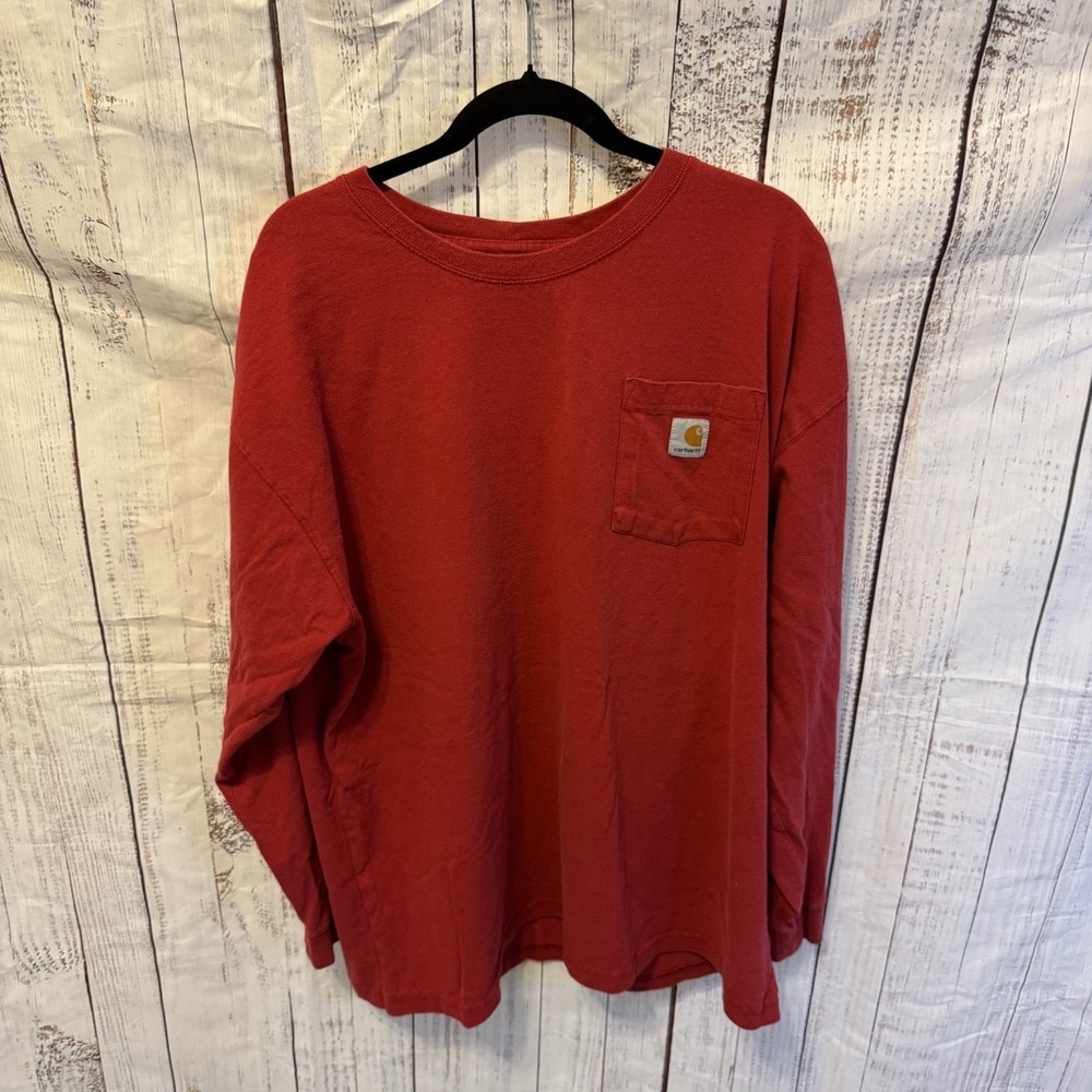 Carhartt T-shirts 2XL Bundle Of 3 Pocket, Long Sleeve And Short Sleeve
